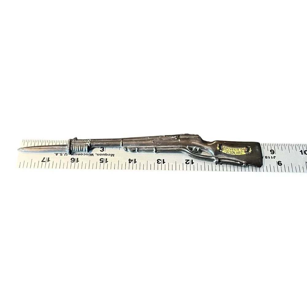 Vintage Souvenir of Tucson AZ Bayonet Brass Letter Opener or Decor 8.5